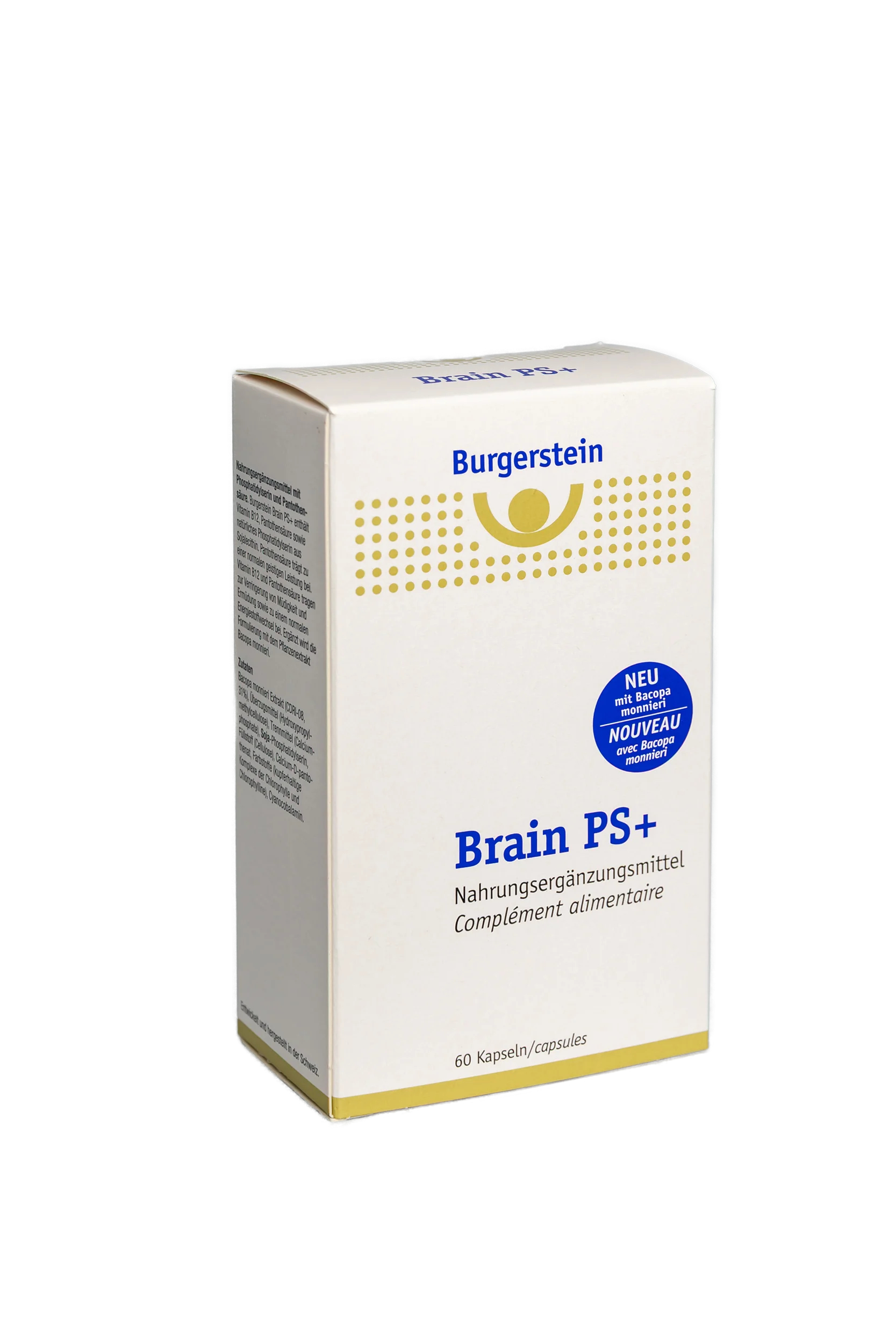 Burgerstein Brain PS+ 60 capsules pack